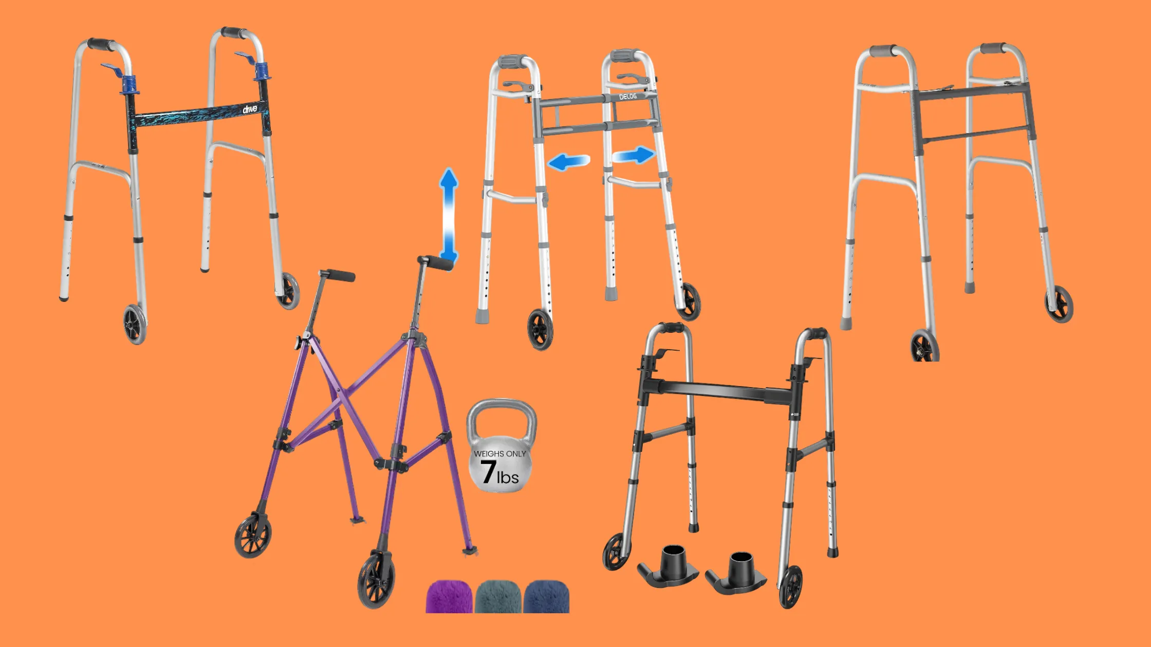 6 Best Standard Walkers for Seniors